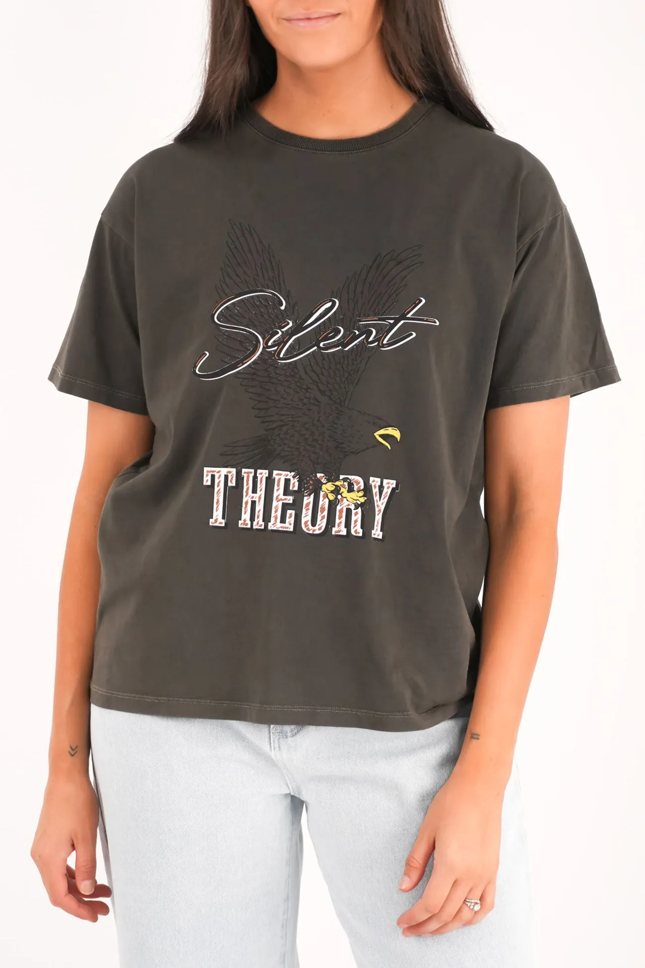Departed Tee Coal Light Style Cozy Touch