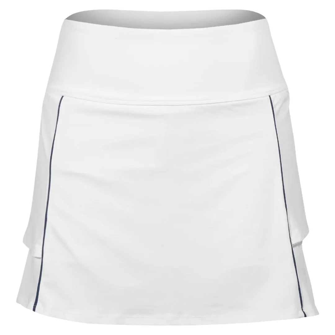 timeless Designer Lija Women's The One To Beat Ally 14" Skort - White