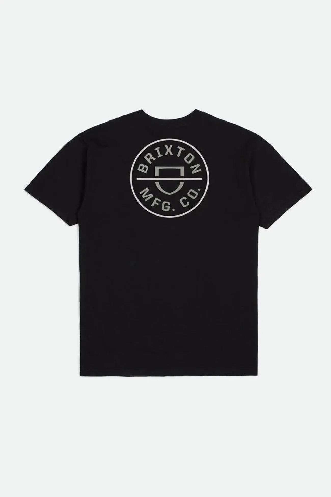 Casual Must-Have cotton material Crest II Short Sleeve Standard Tee Black Dark Sage Warm Grey