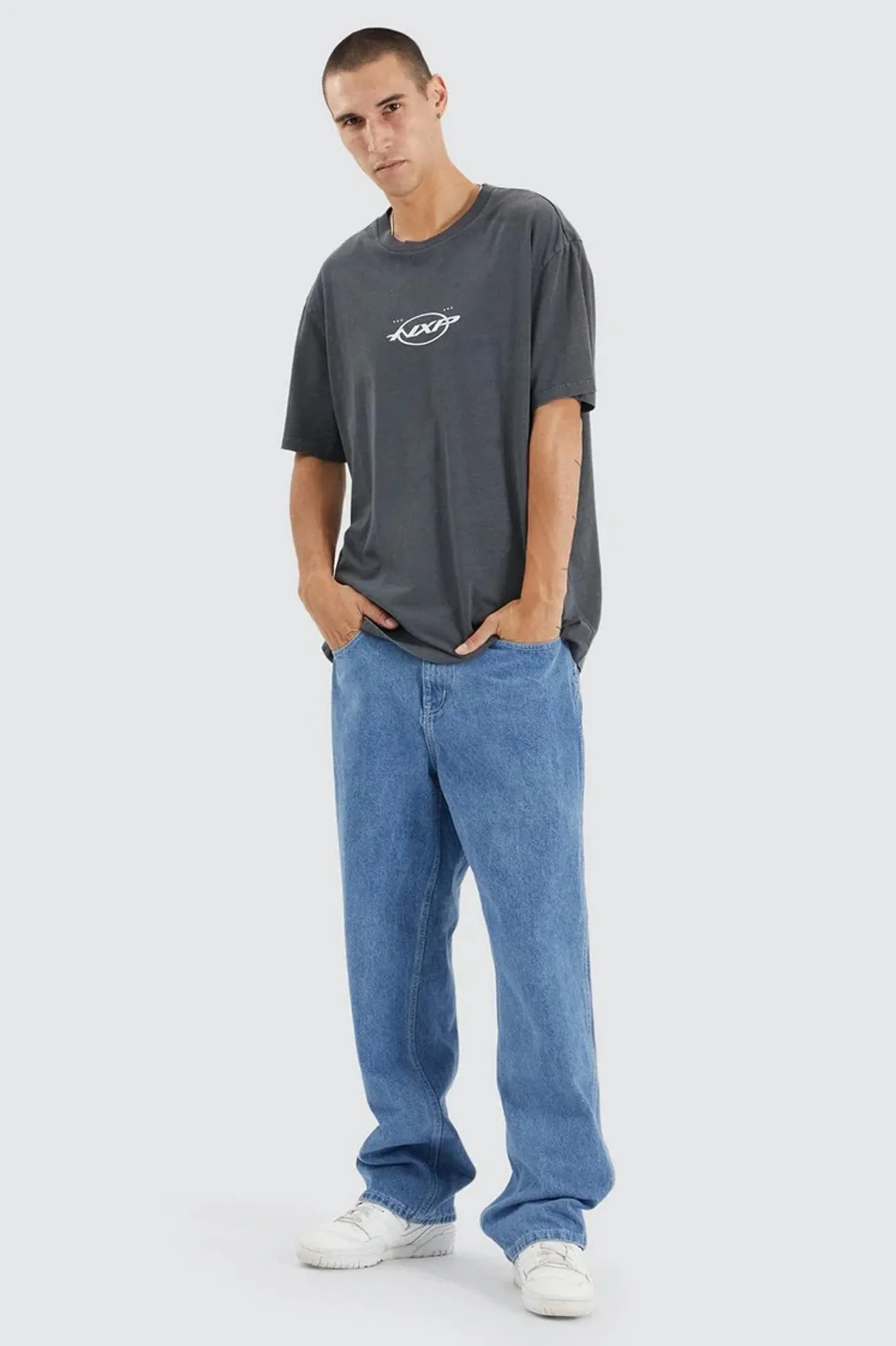 Dillon Baggy Fit Jean Clean Blue Elegant Bold Look