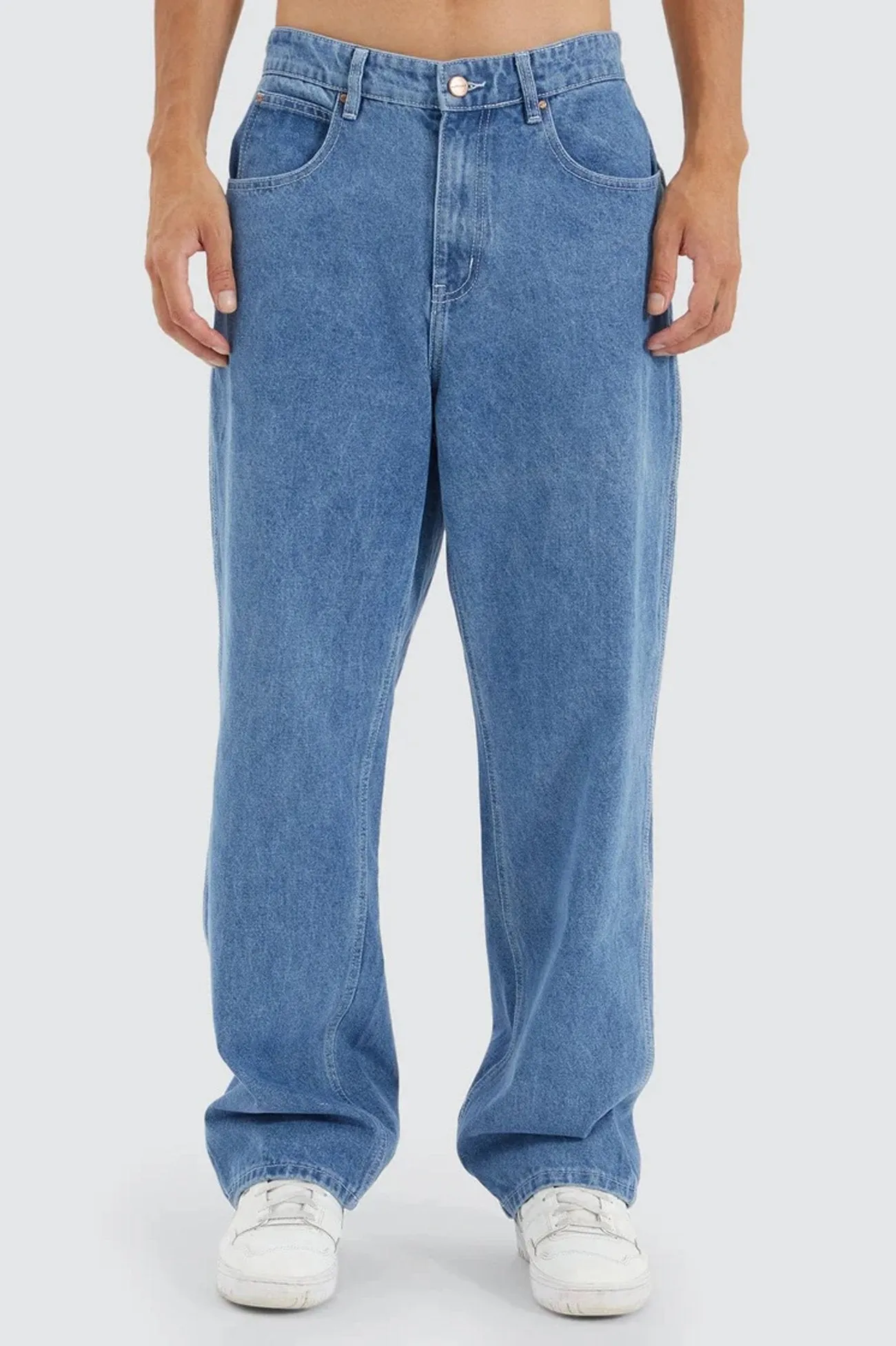 Casual Friday Elegant Casual Dillon Baggy Fit Jean Clean Blue