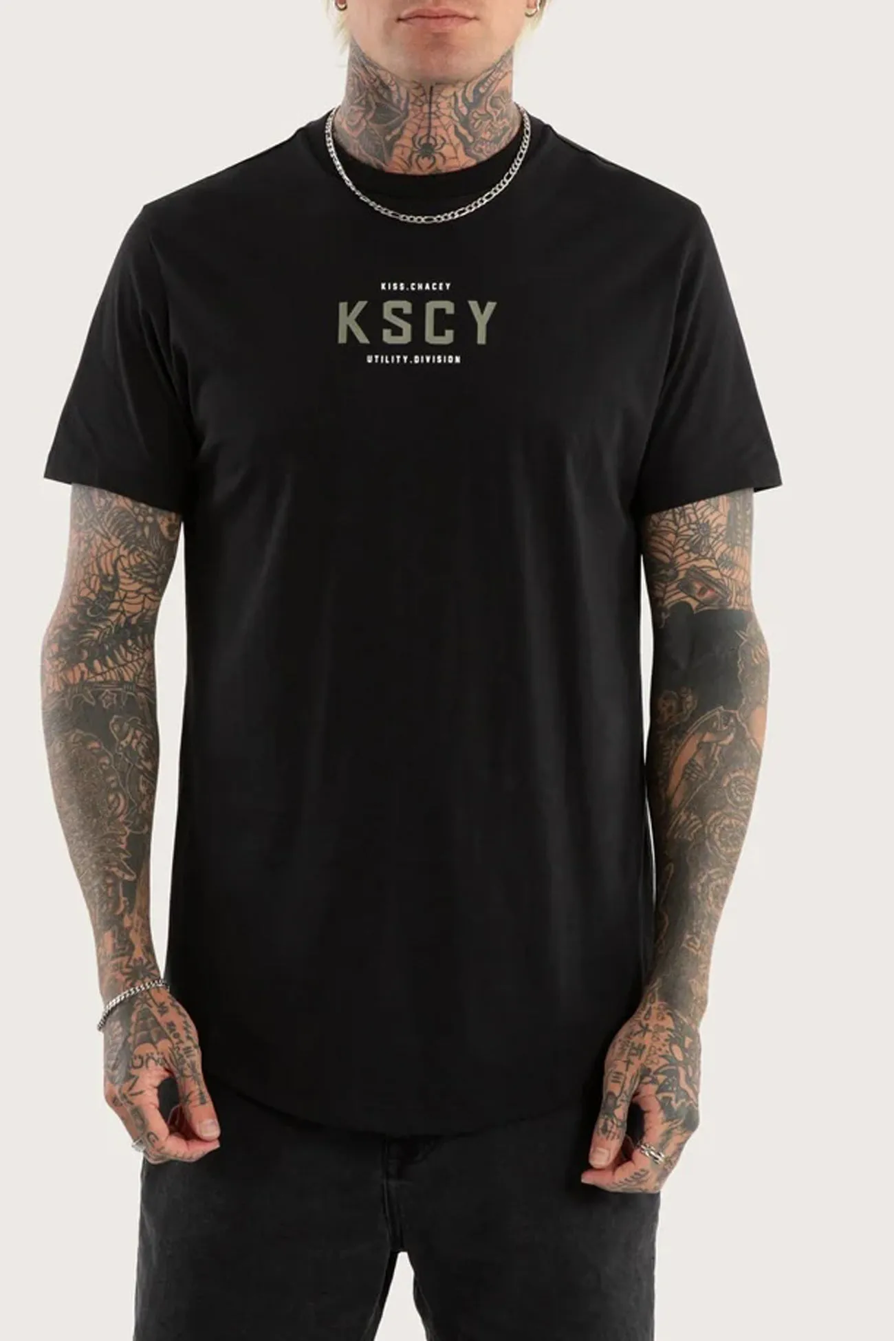 Indoor Event Timeless Wear Division Dual Curved Tee Jet Black