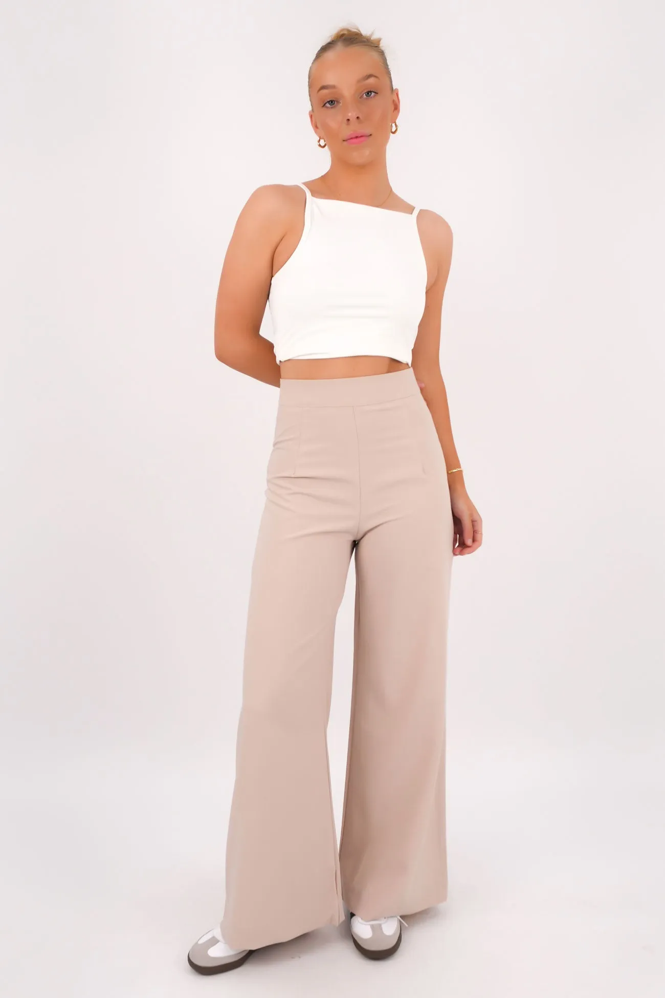 Dorothy Pant Clay MoistureWicking Noise Reduciting Fabric