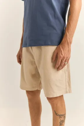 Essential Linen Short Bone Ergonomic Curved Seams Anti Pilling Fabric