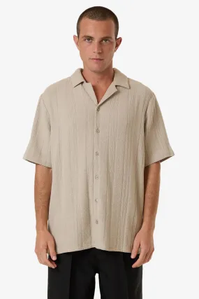 Evolution Bowling Shirt Fog Coastal Vibes