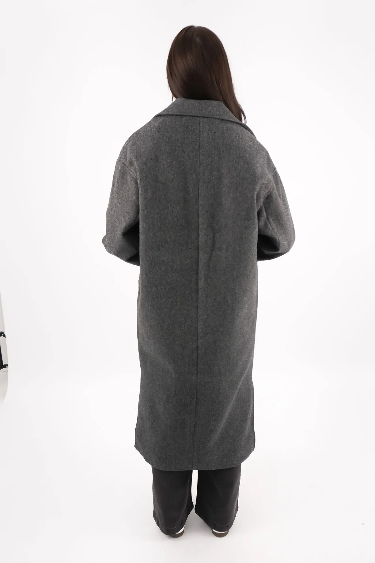 Brooks Coat Charcoal Go To Layer