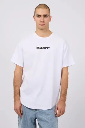 Fade Tee White Trendy athletic style