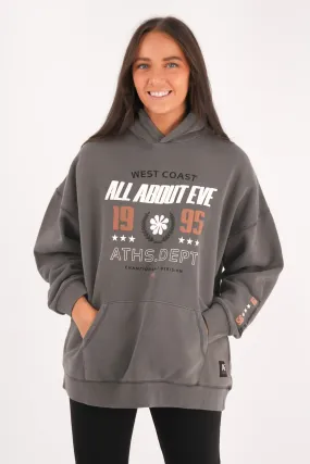 BreathableFabric Sustainable Material Performance Oversized Hoodie Charcoal