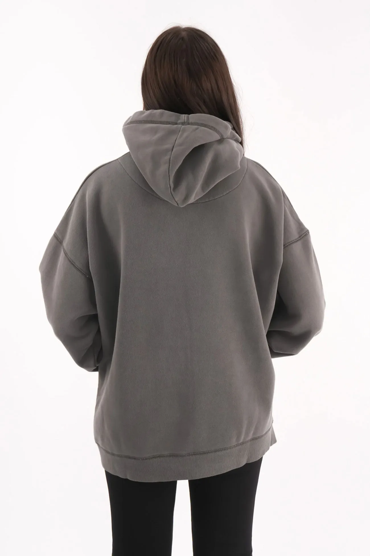 Simple Fit Chill Commute Fit Performance Oversized Hoodie Charcoal