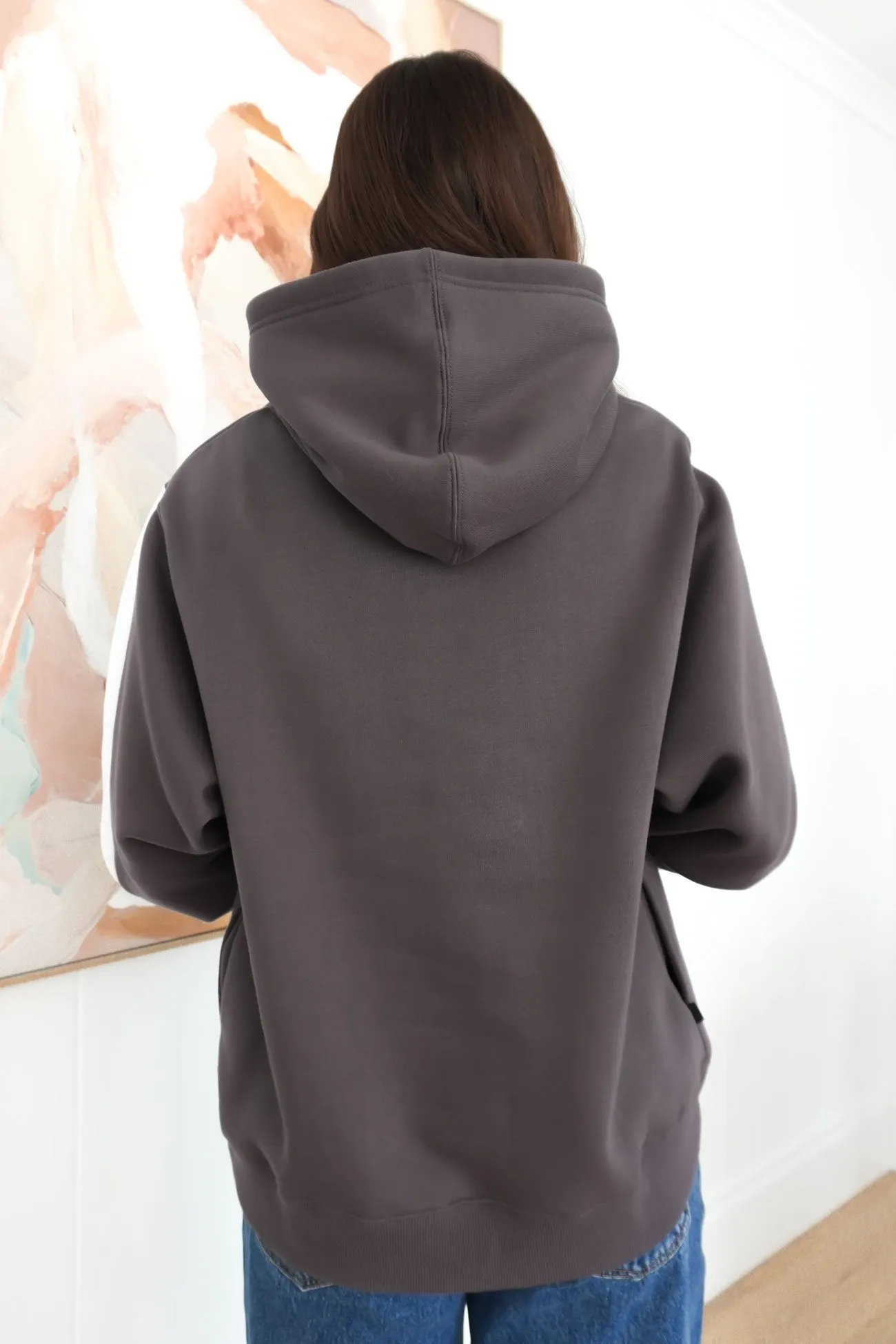 Practical Cold Piece Journey Stripe Hoody Charcoal