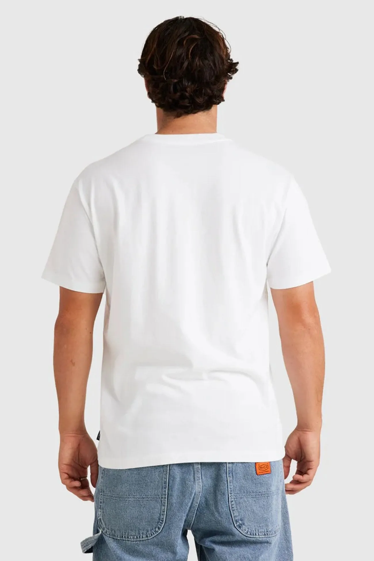 Self Fabric Tape Downtown Short Sleeve Tee White