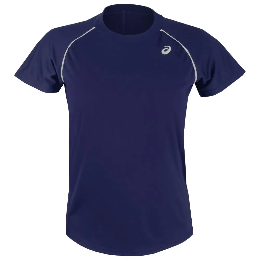 Reversible Asics Girls Tennis Short Sleeve - Peacoat