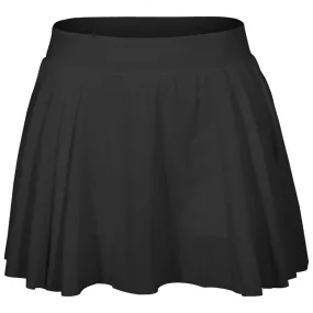 Drawstring closure MPG Women's Inspire High Rise Club Skort - Black Smooth Texture Durable Design