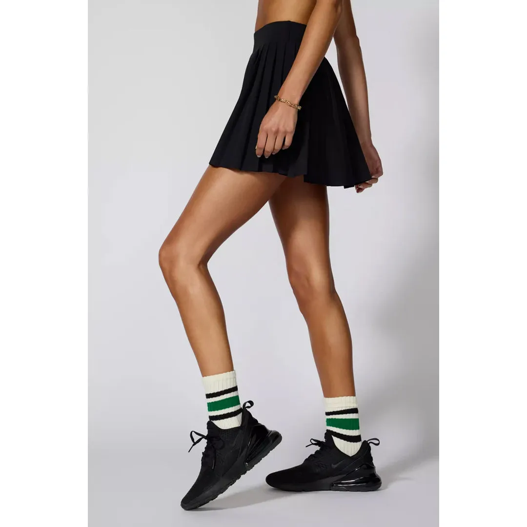High-quality Drawstring closure MPG Women's Inspire High Rise Club Skort - Black