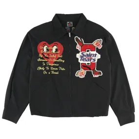 Saint Mxxxxxx X Denim Tears Swing Top Jacket Black Functional Features Silky