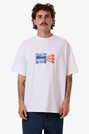 Dream Reality Box Fit Oversize Tee White BreathableMeshLining Breathable mesh