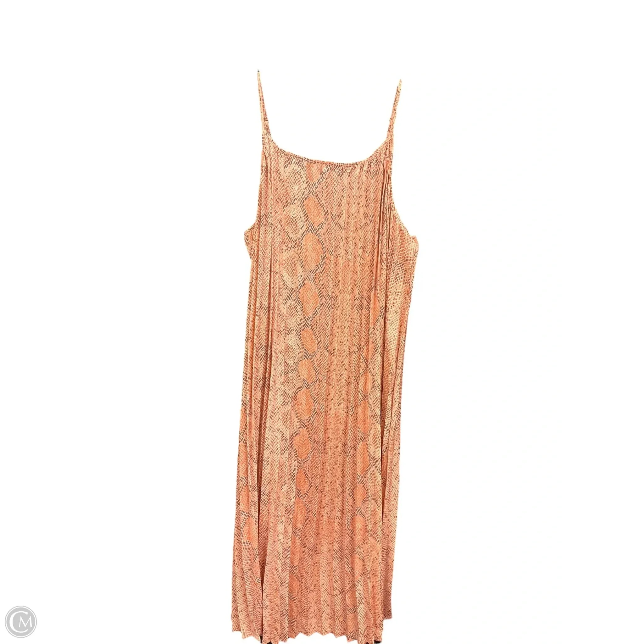 ReversibleStyle Urban Line Dress Casual Maxi By Ava & Viv In Orange, Size: 2x