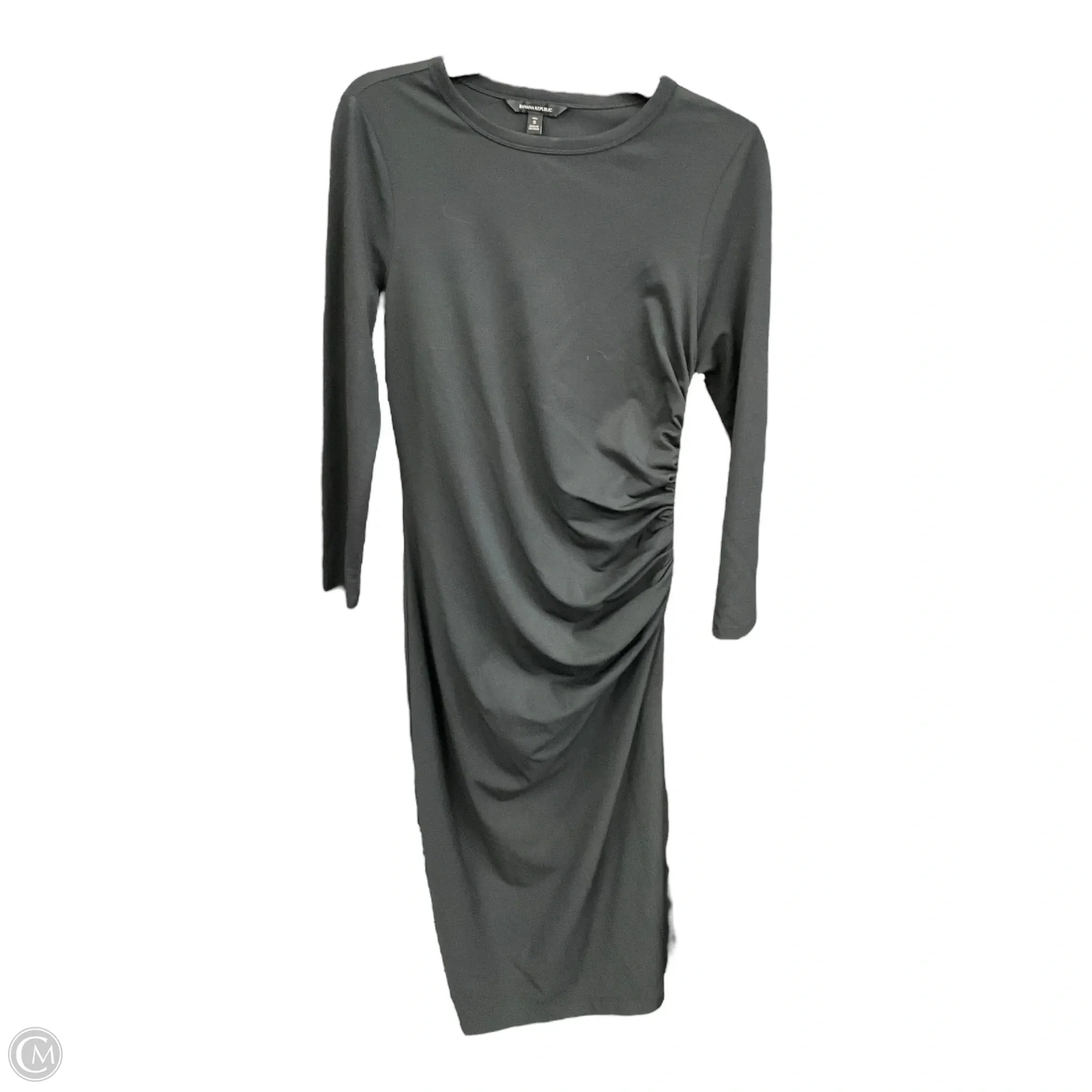 Dress Casual Maxi By Banana Republic In Black, Size: S Texture Play