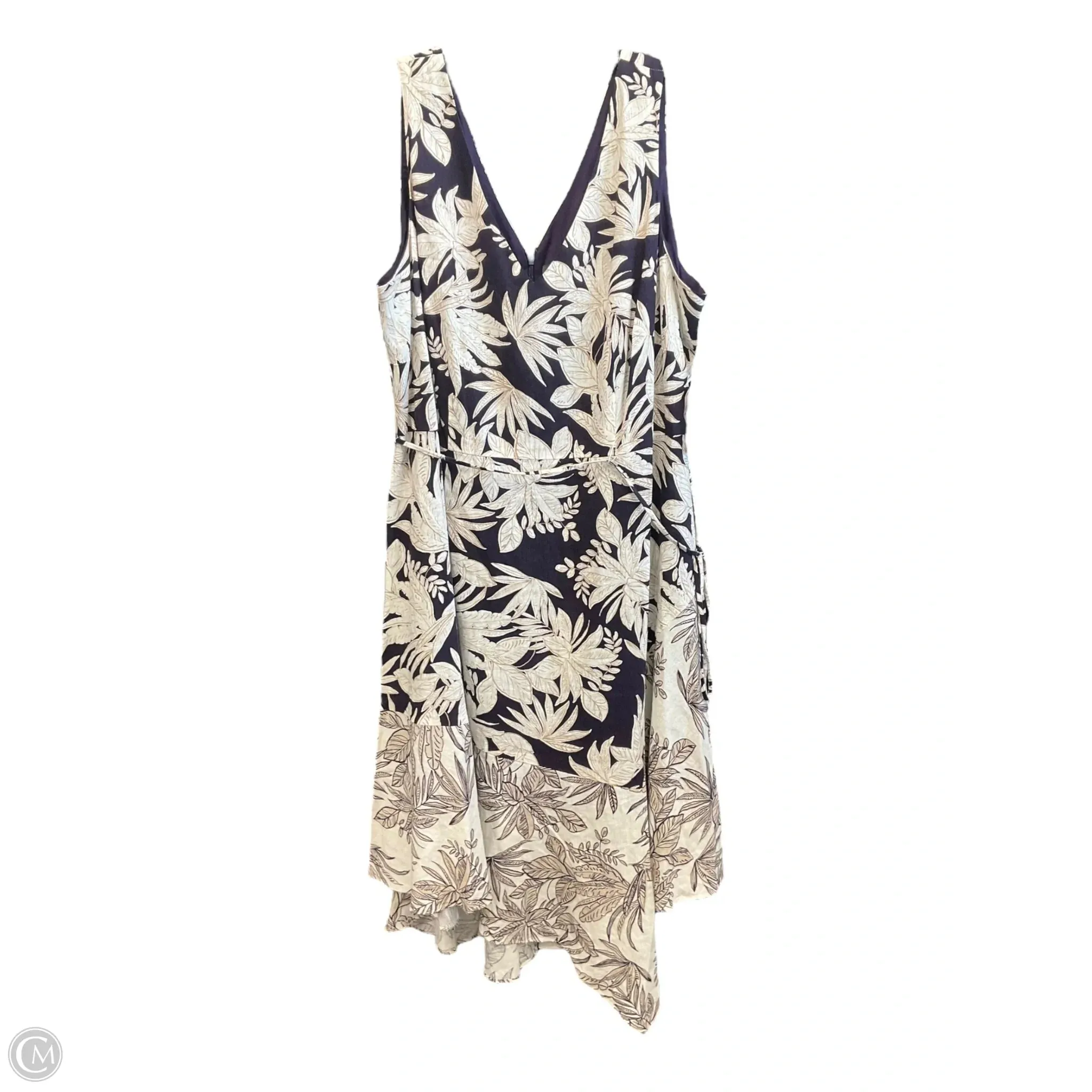 Dress Casual Maxi By Vince Camuto In Multi-colored, Size: 1x velvet feel Pop Texture