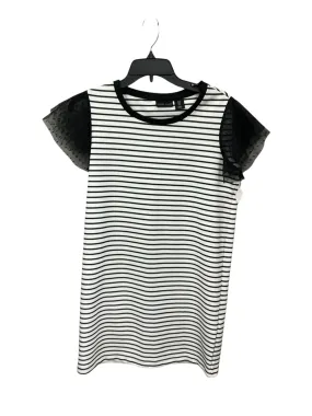 Casual Outfit Dress Casual Midi By Adrienne Vittadini In Striped Pattern, Size: 0