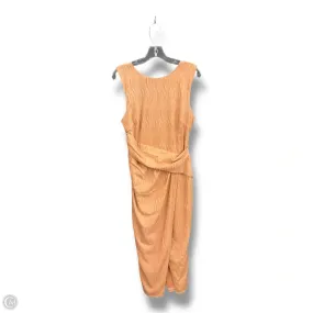 Cocktail-Party Elegant Wearable Dress Casual Midi By Asos In Coral, Size: M