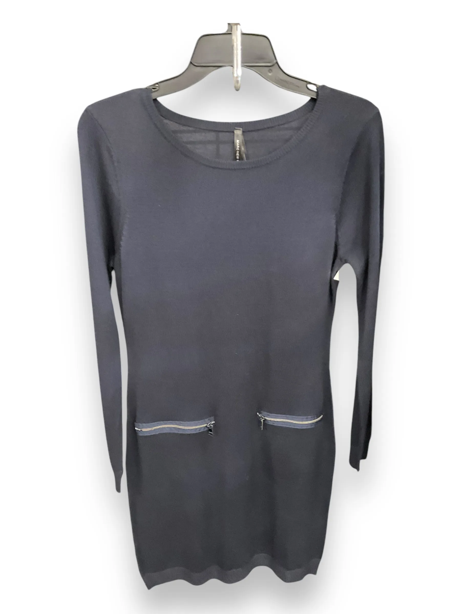 Dress Casual Midi By Marc New York In Blue, Size: M Cocktail Ready
