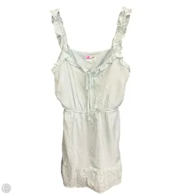 Fitted Base Dress Casual Short By Betsey Johnson In Blue, Size: L