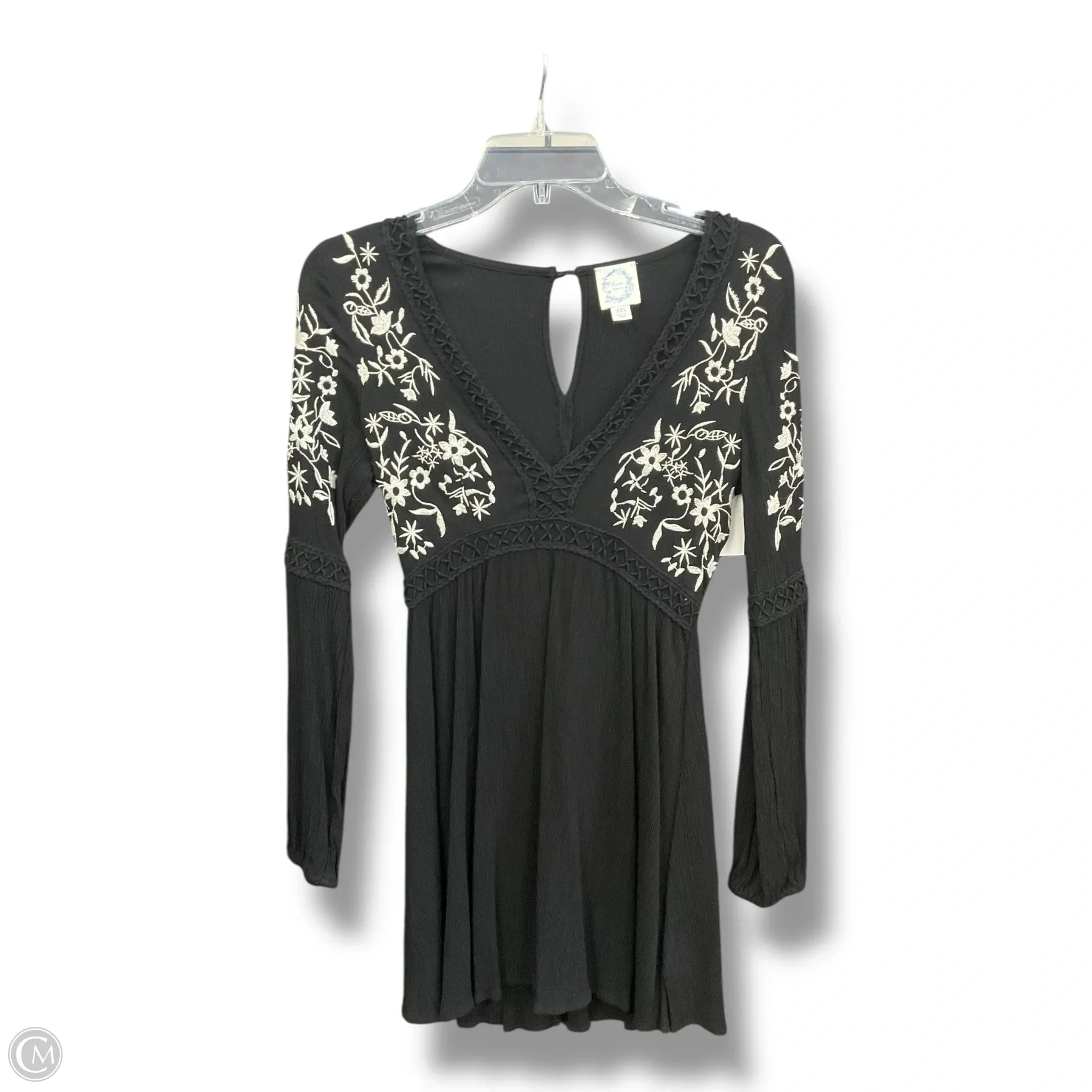 Versatile sundress Dress Casual Short By Blue Rain In Black & White, Size: Xxs