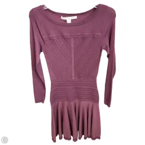 Dress Designer By Diane Von Furstenberg In Maroon, Size: S City Layering Gentle Look