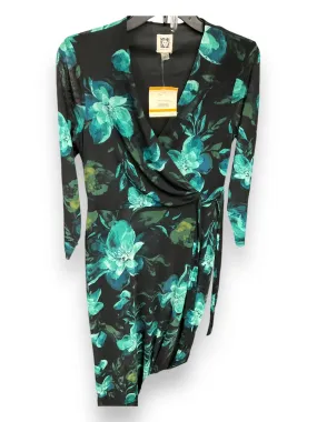 Dress Party Midi By Anne Klein In Floral Print, Size: S Silky Finish