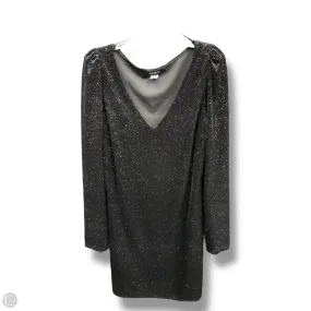 Party outfit Smart Lines Dress Party Midi By Clothes Mentor In Black, Size: L