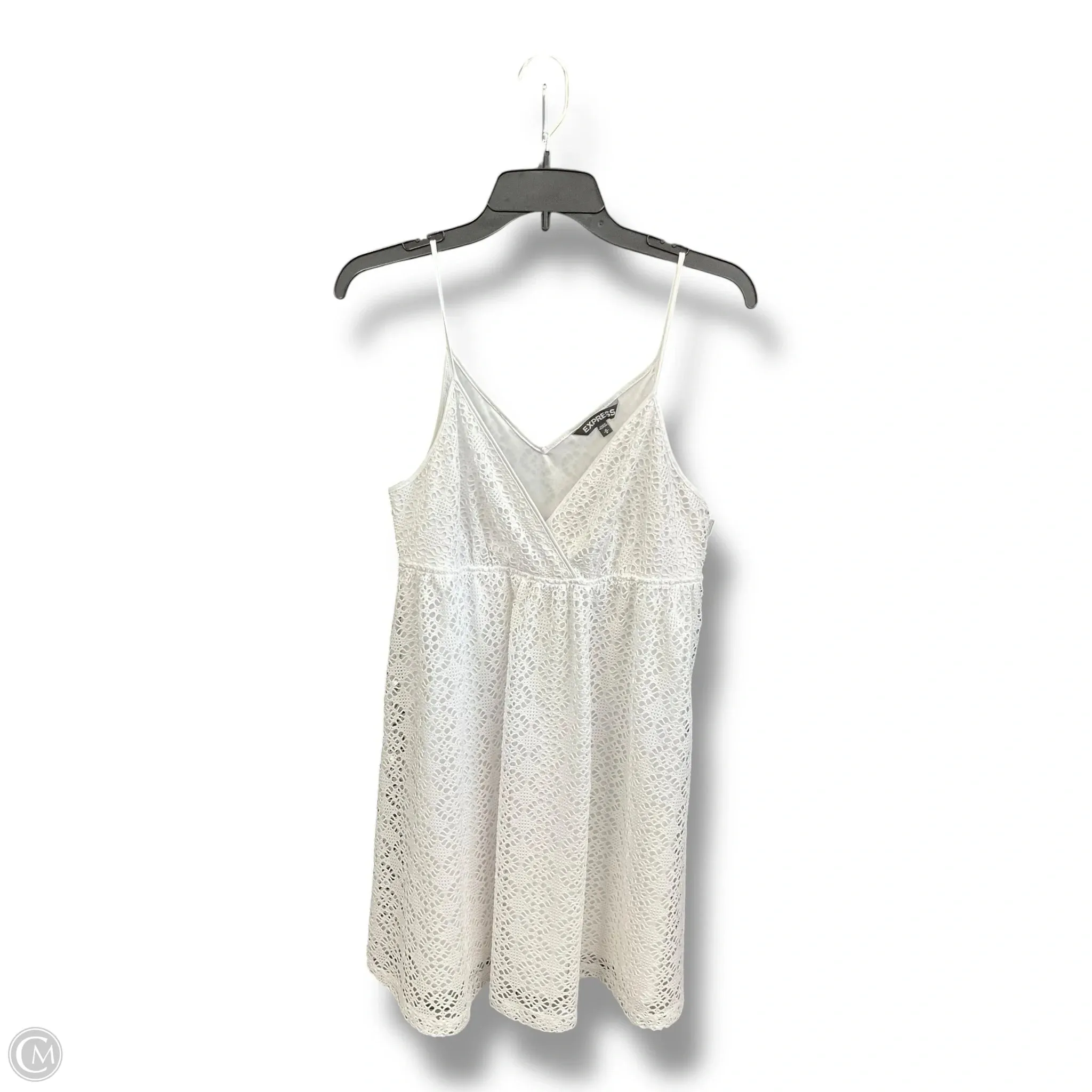 Stay Cool Dress Party Short By Express In White, Size: M