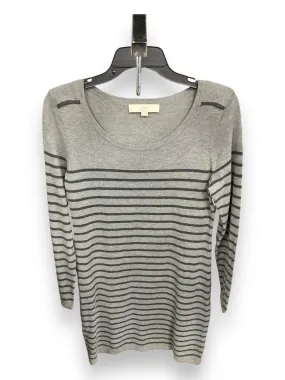 Dress Sweater By Loft In Striped Pattern, Size: M Flexible Mood Euro Ease