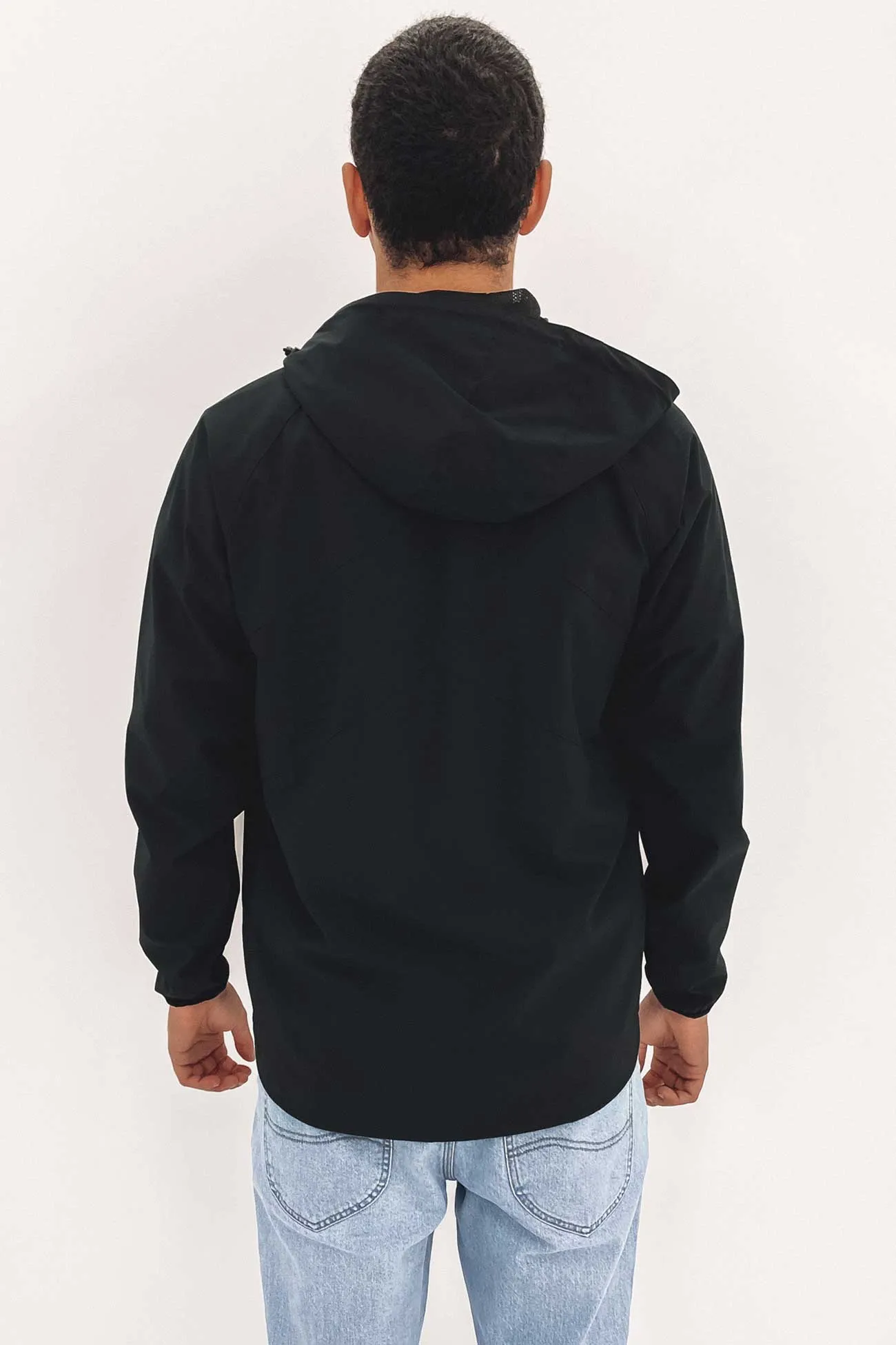 VA Windbreaker Black Easy Care Machine Washable Soft Layers