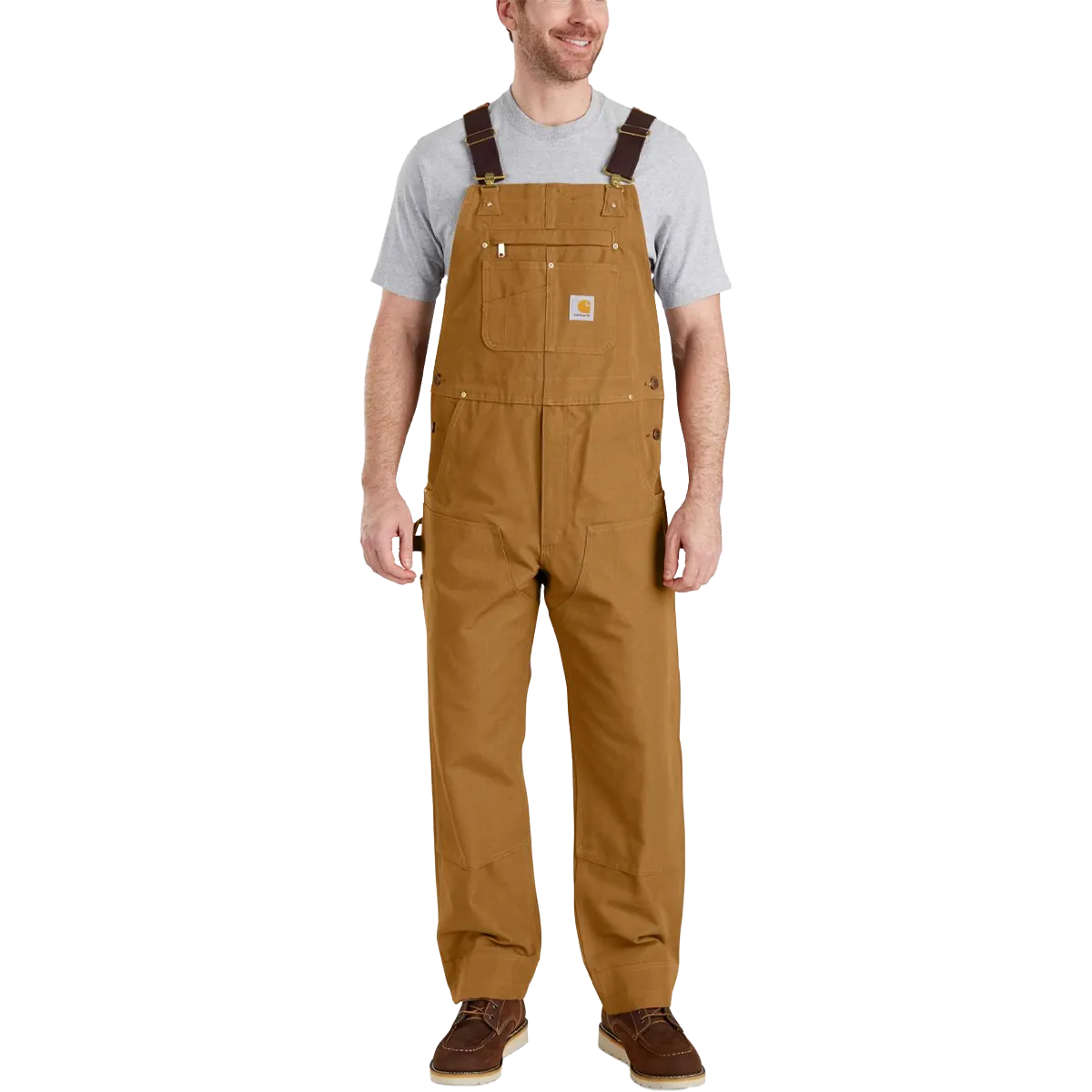 Cozy Design Classic Elegance Men's Relaxed Fit Duck Bib 30" Overall