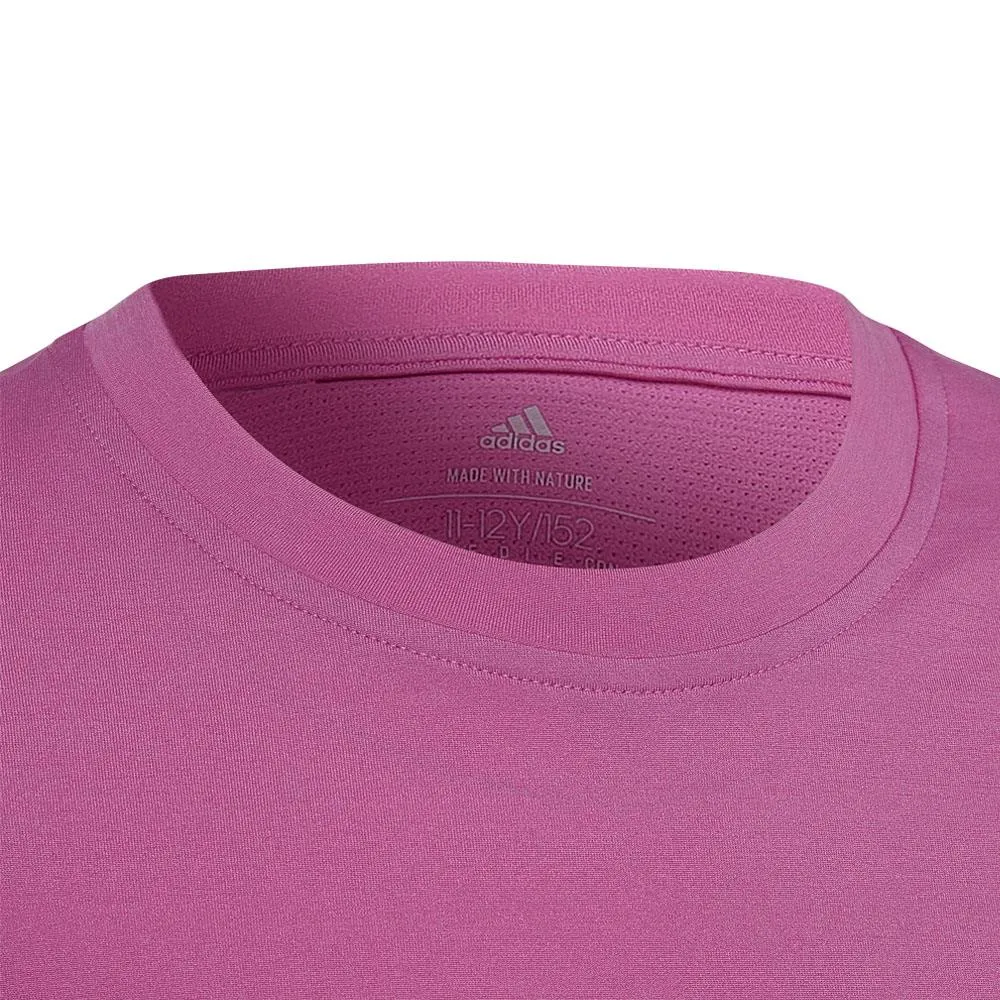 wrinkle - resistant adidas Boys New York Tee - Semi Pulse Lilac