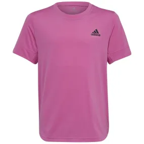 Adjustable adidas Boys New York Tee - Semi Pulse Lilac