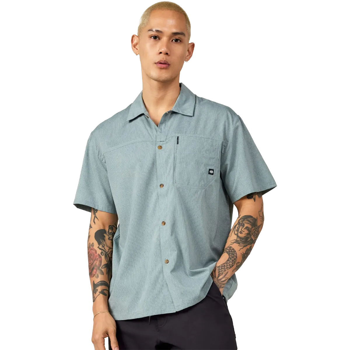 Men's Canopy Woven Shirt TexturedWeavePattern