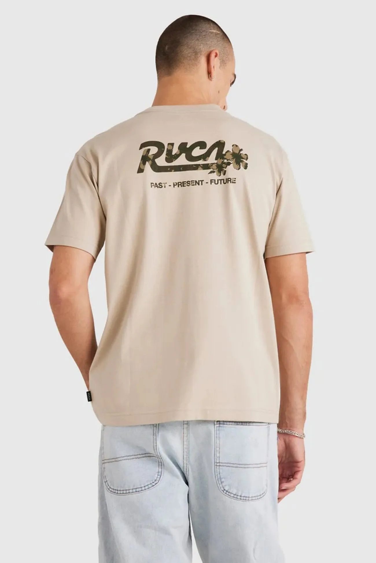 Rover Short Sleeve Tee Light Khaki Cozy Feeling