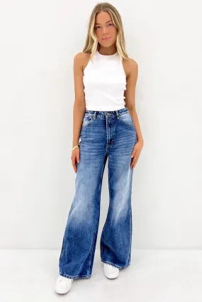 Quality Wear Studio Flare Jean Real Worn