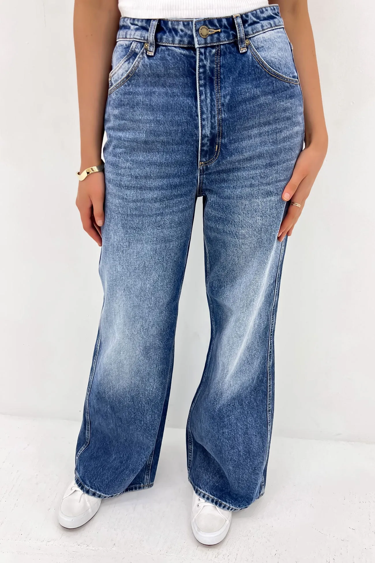 Balanced Style Studio Flare Jean Real Worn