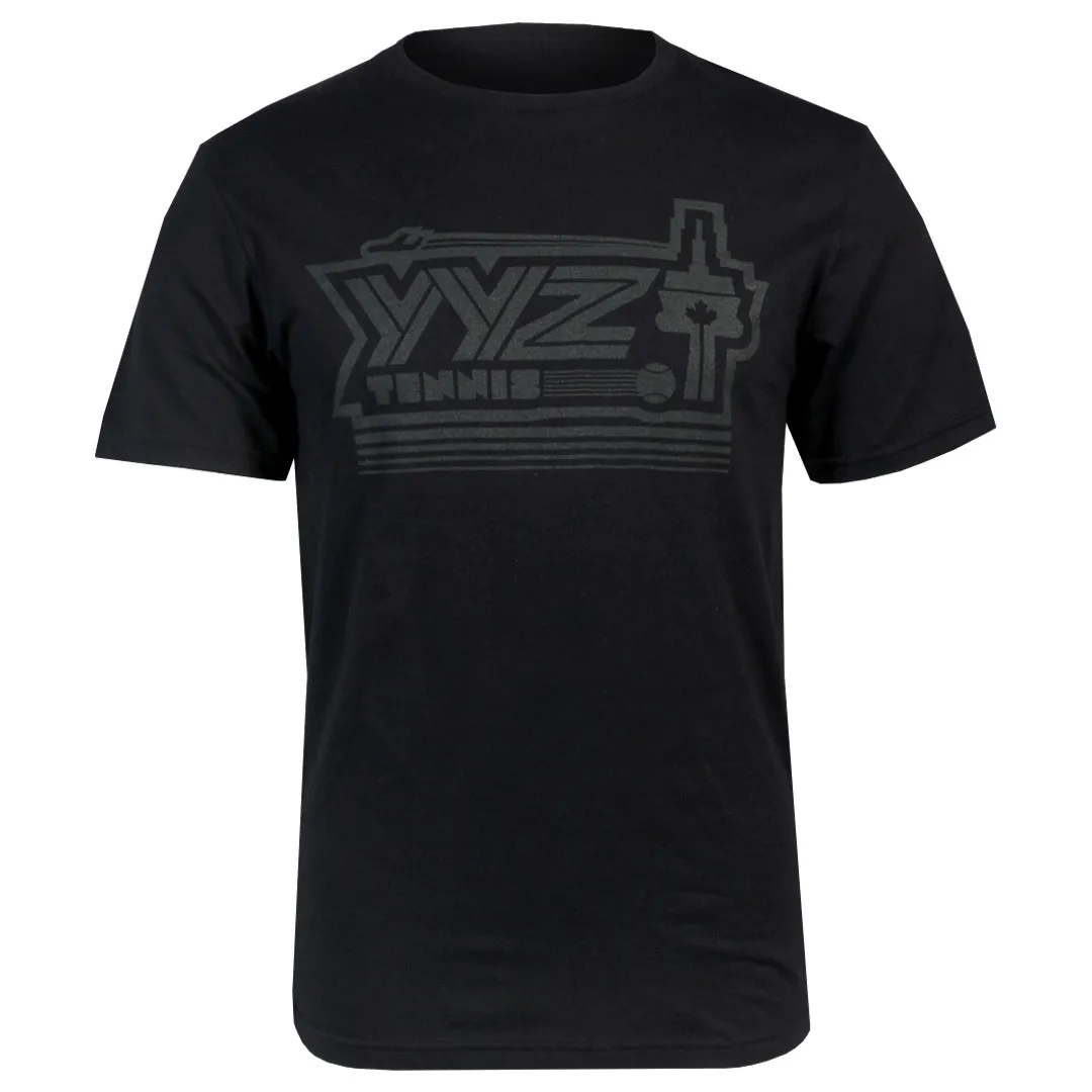 easy to layer Merchant of Tennis YYZ Tee - Black Tailored Design