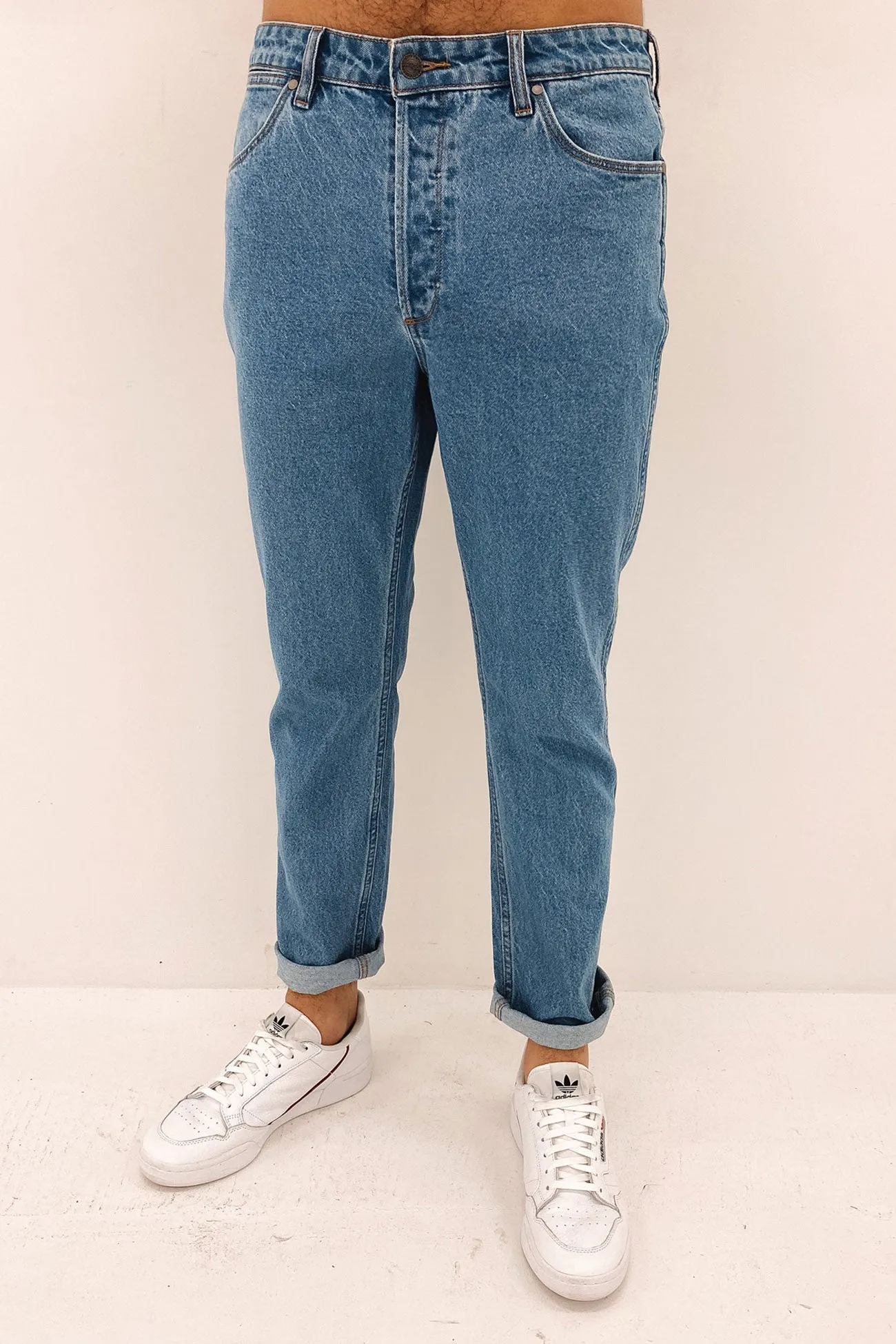 Eazy Straight Jean Blue Fire Home Comfort Party Look Modern Minimalist