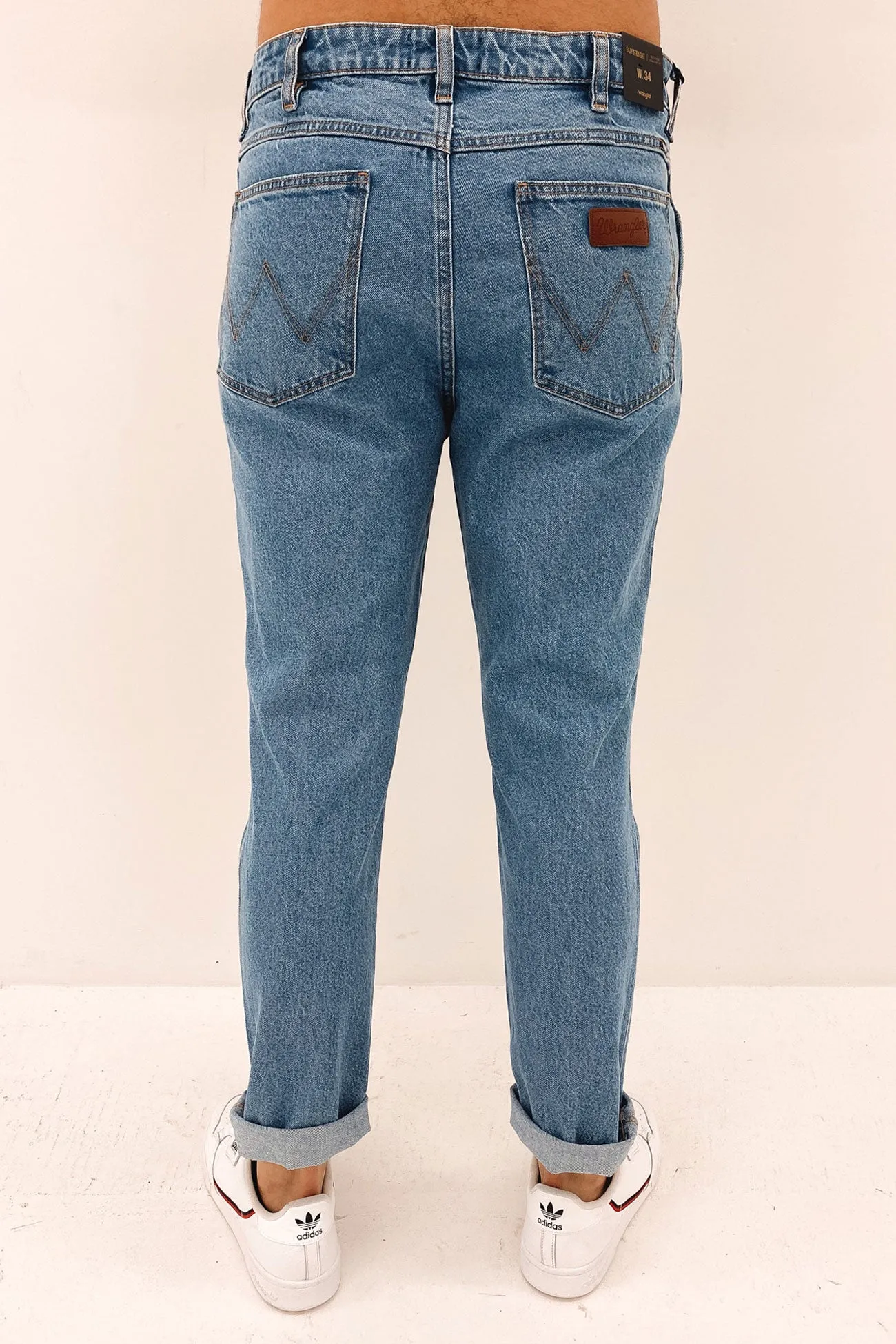 Youth Style Stylish Road Trip Eazy Straight Jean Blue Fire