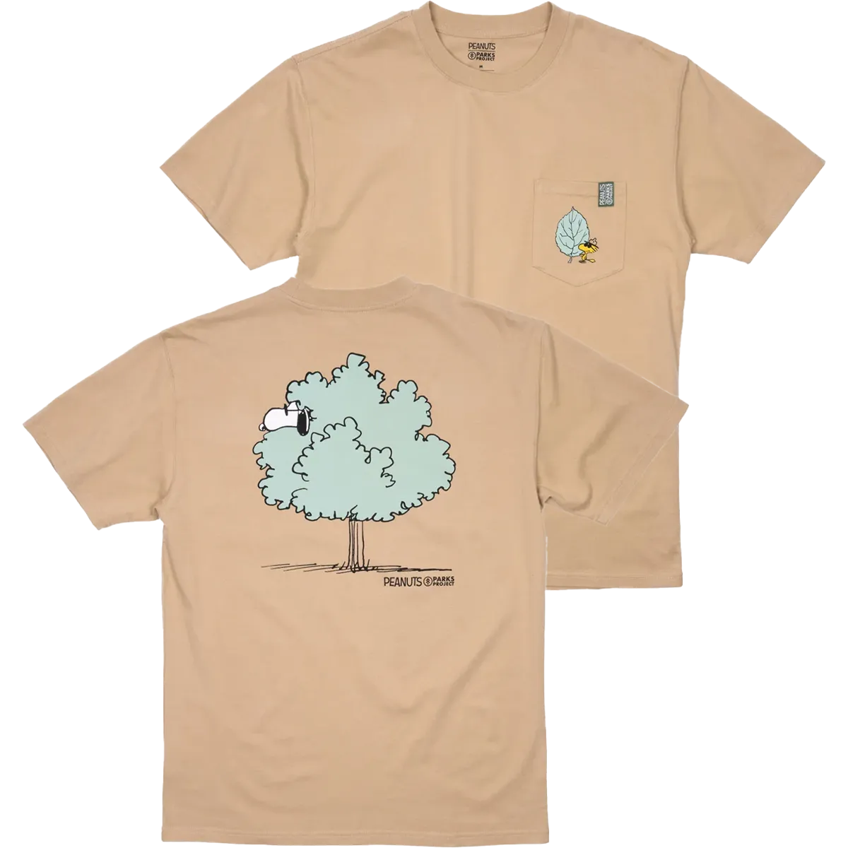 Peanuts X Parks Project Woodstock Pocket Tee Casual Style Classic timelessness