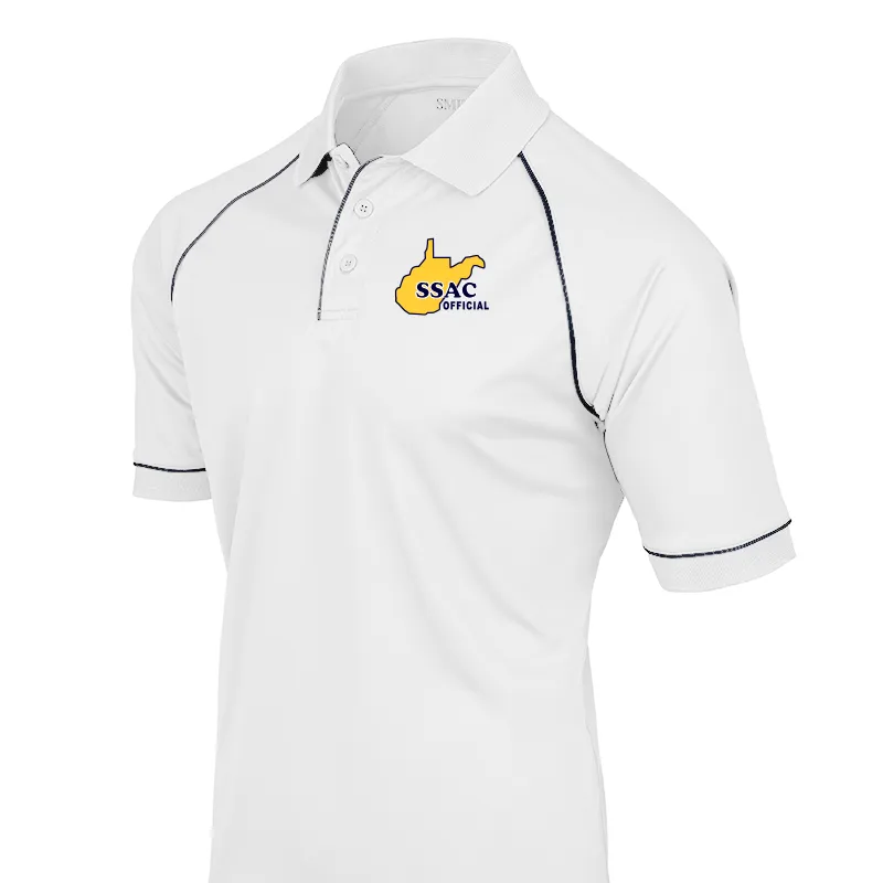 Mesh Insert West Virginia SSAC Logo Men's Volleyball Shirt