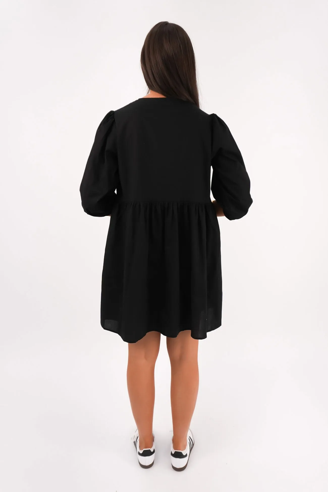 Eden Dress Black All-Season Comfort