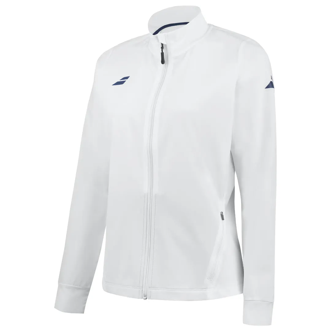 Quick Core Edgy style Babolat Women's Play Jacket - White