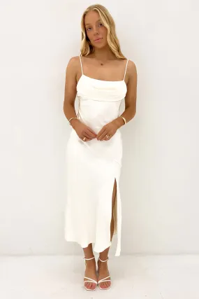 Gender Free Summer Staple Edie Midi Dress Oyster