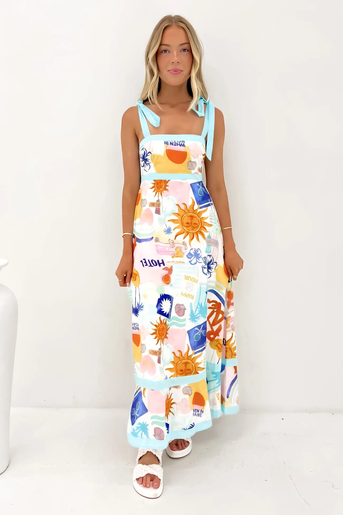 effortless grace Summer Air Azuka Midi Dress Miami